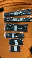 Sujetacables de nailon de 100mm, 150mm, 200mm, 250mm, 300mm, color blanco y negro, Cable de bloqueo automático, tirantes de alambre, venta al por mayor