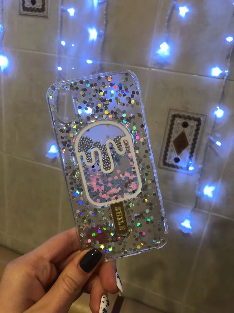 Cute Glittery Ice Cream iPhone Case - Kuru Store