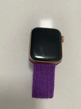 Correa de nailon trenzado para Apple Watch, correa elástica de 44mm, 40mm, 42mm y 38mm, serie iWatch 3, 4, 5, SE, 6