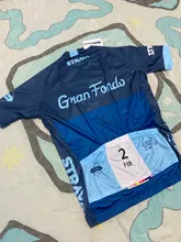 2021 Nuevo rojo STRAVA profesional bicicleta equipo Maillot de manga corta Ciclismo Jersey Ciclismo hombres de verano transpirable Conjuntos de ropa de Ciclismo