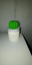 280ML Air Humidifier Soft LED Light Cactus Ultrasonic Aroma Essential Oil Diffuser 