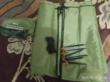 3M x 3M ultraligero sol refugio Camping impermeable toldo lona tienda de hamaca mosca de la lluvia toldo de Camping resistente a los rayos UV revestimiento