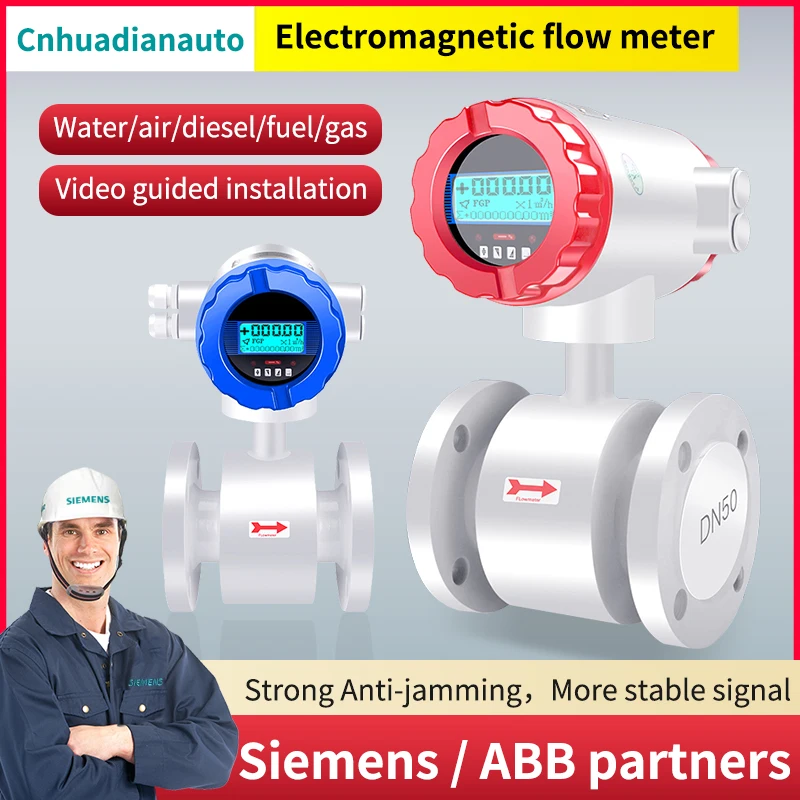 2" Water/asphalt Flow Meter Pulse Output Battery Powered