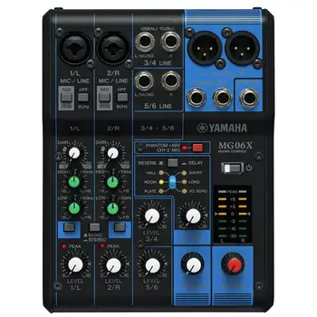 

Analog Mixer MG06X 6Can. 2Mic. 6Lin. EffYAMAHA114.48