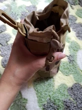 Bolsa de botella de agua para caza, sistema Molle, hervidor, funda cartuchera, acampada, ciclismo, bolsa con cierre de cordón, mochila táctica