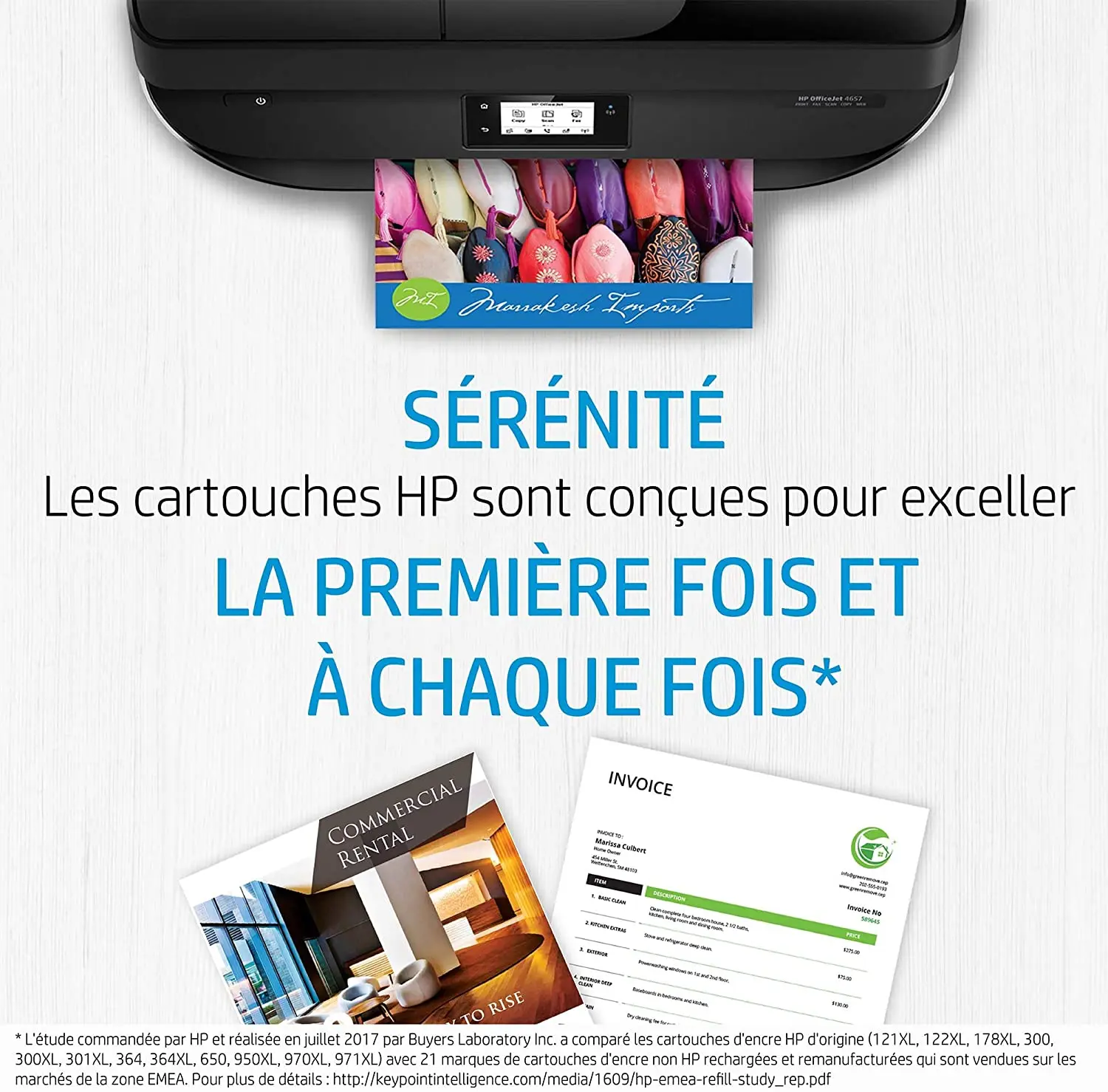 HP 303 Pack 2 Cartouches d'Encre Noire + Trois Couleurs HP Envy HP Tango  3YM92AE