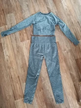 Yoga-Set Workout-Clothes Seamless Leggings Fitness-Crop-Top Sport-Suit Vital Gym Long-Sleeve