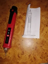 VD802 comprobador de corriente	probador de voltaje voltage meter Detector de voltaje de CA sin contacto medidor probador 12 V-1000 v estilo de pluma indicador eléctrico LED salida tensión de Dectetor Sensor con