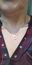Choker Necklace Pendants Rhinestone Women Jewelry 925-Sterling-Silver Round Elegant Fashion