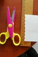 1 Uds 6 selección de estilos, tijeras de encaje DIY para álbum de recortes, herramientas de papel fotográfico, decoración diaria, tijeras de seguridad