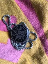 Mi forma Tetragrammaton dije en forma de talismán encanto hombres collar de acero inoxidable Wiccan Pagen pentagrama Pentáculo amuleto regalo de la joyería