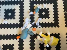 Dog-Toys Puppy Squeak Chew-Cleaning Plush Pet-Resistance Cat Cartoon Cloth Linen 33cm