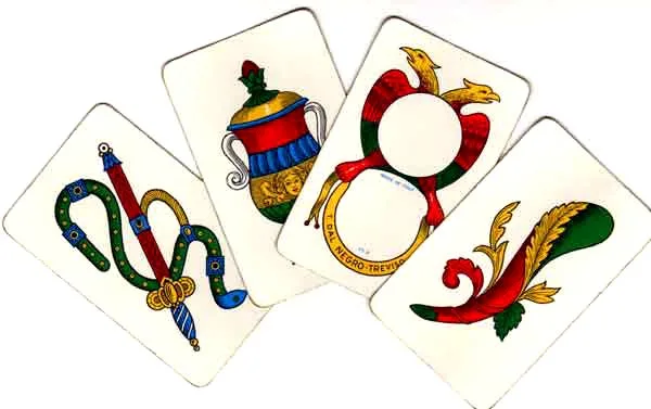 MAZZO 40 CARTE DA GIOCO NAPOLETANE GIOCO SOCIETA' FAMILY SCOPA BRISCOLA NATALE