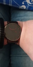 Reloj minimalista de cuarzo para hombre, cronógrafo ultradelgado con correa de malla de acero inoxidable, a la moda, 2021