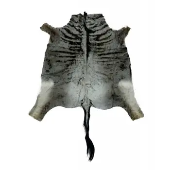 

Natural skin rugs African wildebeest 150x150 cm