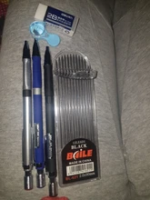 Juego de lápices mecánicos de 2,0mm, lápices automáticos 2B Con recargas de plomo de Color/negro para dibujo, escritura, elaboración, boceto de arte