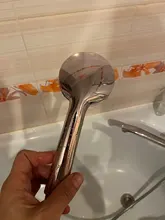 MJEBM-accesorios de baño ABS, boquilla presurizada de ducha de alta presión, ahorro de agua, lluvia, cromado, 1 ud.