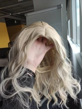 MSIWIGS mujer púrpura 22 colores Cosplay peluca ondulado corto sintético resistente al calor de pelo Rosa Rubio Ombre porque peluca