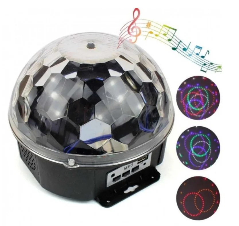 Светодиодный диско-шар Led Magic Ball Light X-11(Черный