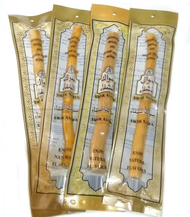 

Set Of 10 Fresh Natural Toothbrush Misvak Miswak Arak Siwak Miswaak