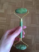 Rodillo de Jade para el cuidado de la piel, masajeador Facial de piedra Natural para cara, ojo Gua Sha, elimina arrugas, herramientas de belleza