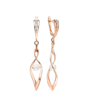 

Sunlight gold pearl earrings