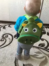 Mochila de felpa con dibujos animados para niños, morral escolar para guardería, para niños y niñas, con animales bonitos