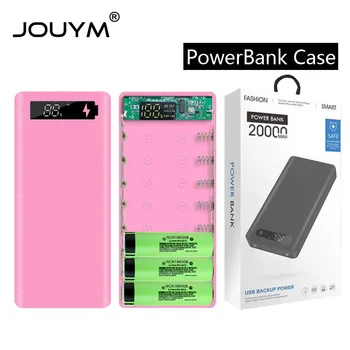 

Power Bank Holder Case 18650 Battery Charger Box Dual USB Ports LCD Digital Display 18650 Shell Storage Mobile Phone Charger
