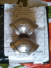 Female--Femalethreaded-Pipe-Fittings Stainless-Steel Dn8-Dn50-Elbow Angled-F/F 90-Degree