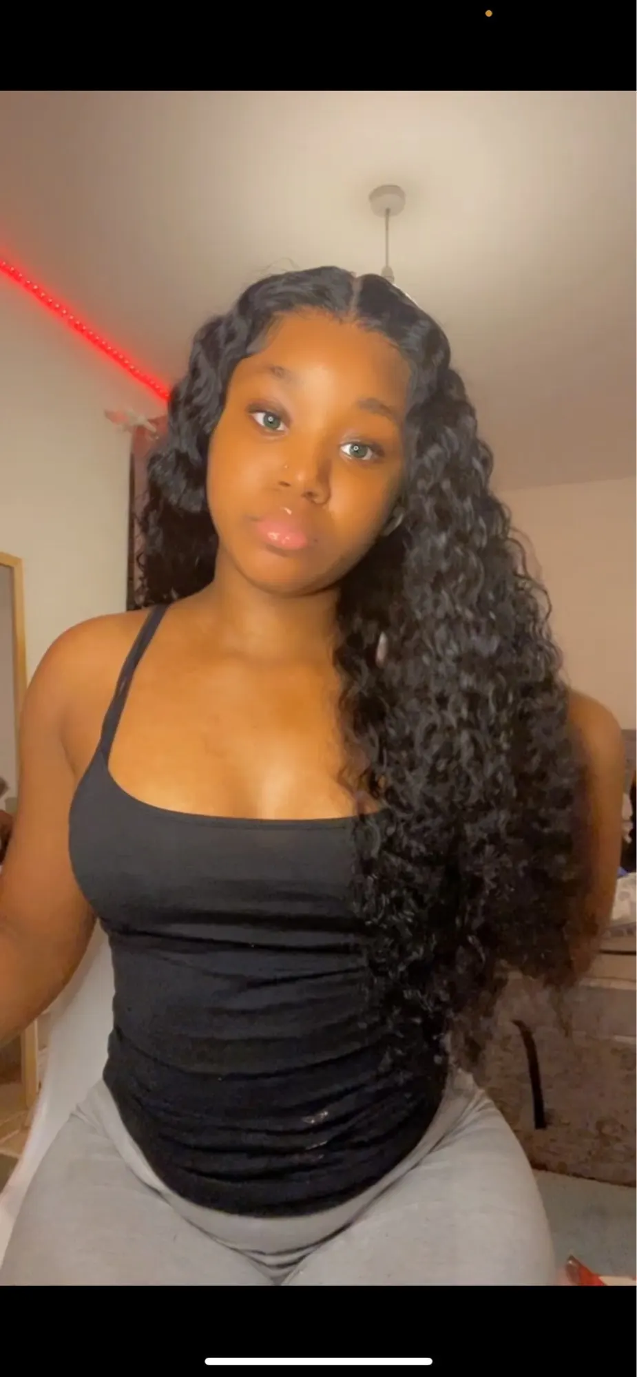 Remy Human Hair 13*4 Lace Frontal Deep Wave Wig photo review