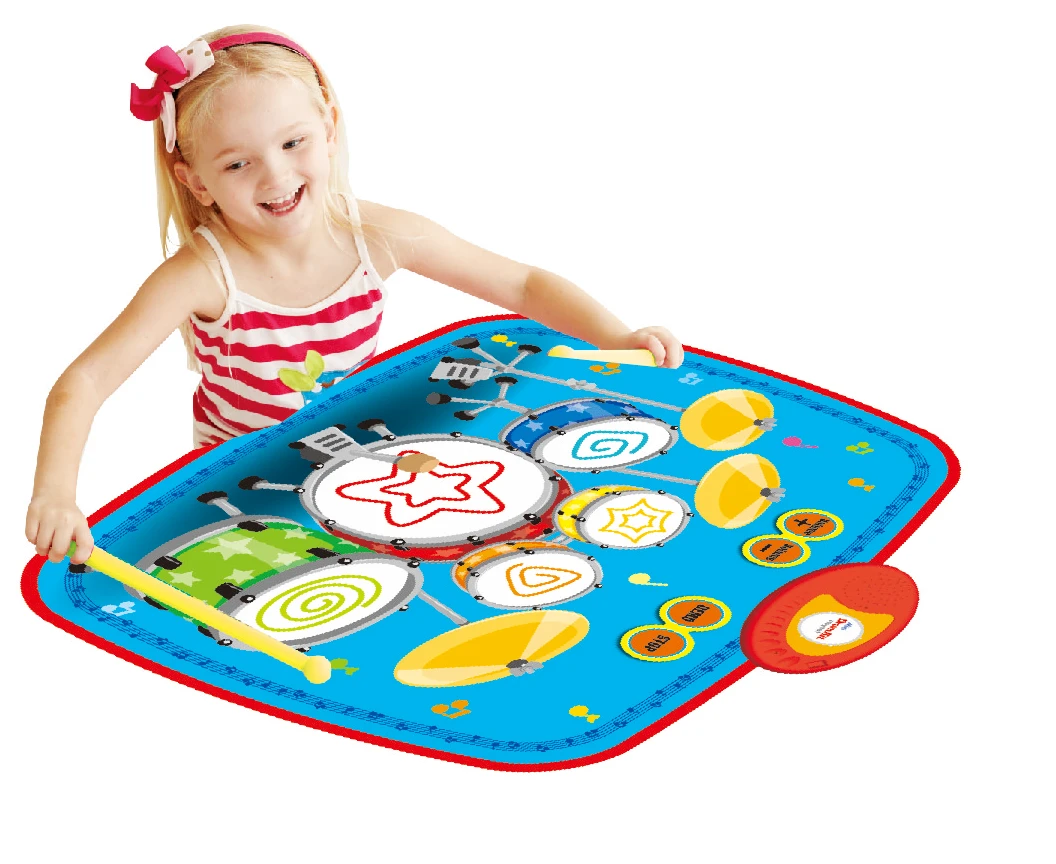 Manta musical: Mini Batería (Alfombra musical Batería para bebés Playmats)|Instrumento musical de juguete| - AliExpress