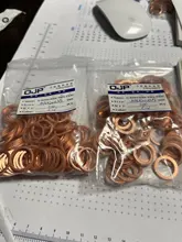 Crush Washer Ring-Gasket Sealing-Ring M9 Flat-Seal-Fitting M16 M14 DIN7603 M8 M20 M10