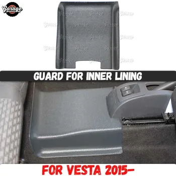 

Guards of inner lining for Lada Largus 2011- protect tunnel ABS plastic accessories interior molding carpet car styling
