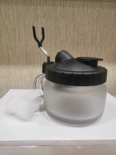 Cepillo de aire de 0,2/0,3/0,5mm, soporte para cepillo de aire y vidrio, herramientas de lavado con pistola pulverizadora, juego de pinceles con boquilla de aguja