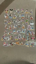 Pegatinas de dibujos animados de Disney para niños, pegatinas de Mickey Mouse, juguetes de regalo para habitaciones, equipaje, guitarra, pegatinas de grafiti, 50 Uds.