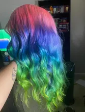 Younsolo-mechones Rubio 613 con cierre, cabello humano ondulado, 4x4, mechones, extensión de cabello humano Remy brasileño