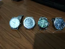 REGINALD-reloj con bisel giratorio para hombre, Miyota Movt 2115, japonés, relojes de cuarzo de acero inoxidable, masculino