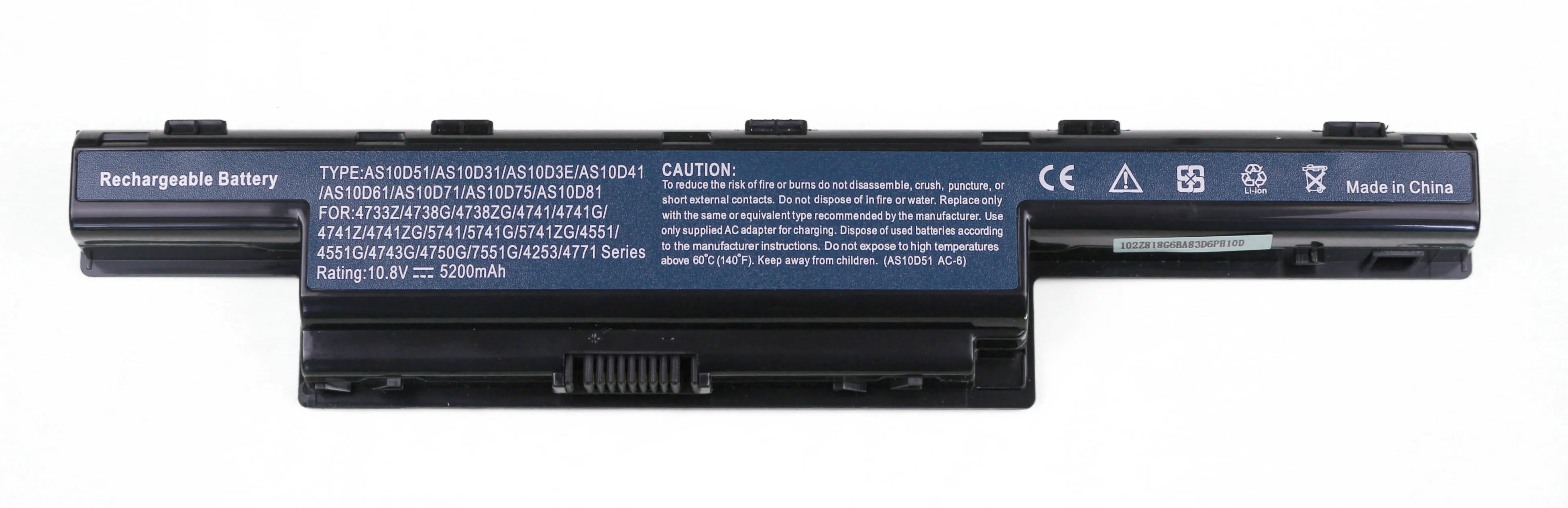 Аккумулятор для ноутбука Acer Aspire 5741G-434G32Misk (батарея) |