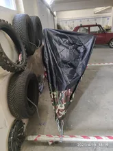 Cubierta universal de la motocicleta al aire libre UV Protector de la VESPA todas las estaciones impermeable de la bici de la lluvia cubierta a prueba de polvo M L XL 2XL 3XL 4XL 190T