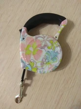 Correa retráctil de tracción automática para perros y gatos pequeños, correa de nailon para caminar, disponible en 11 colores, 3m y 5m