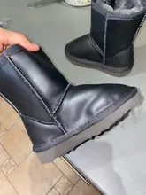 Girls Shoes Ankle-Boots Waterproof Boys Children Warm MBR Winter FORCE 100%Genuine-Leather