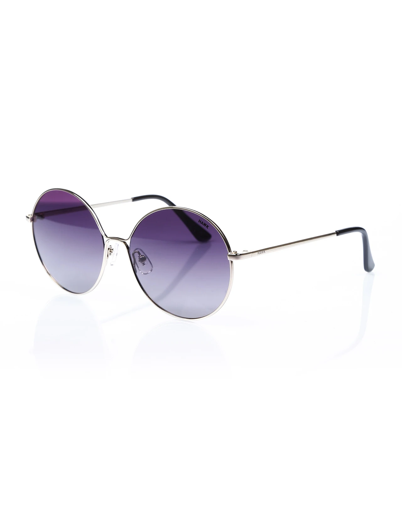 

Women's sunglasses hw 1749 01 metal yellow organic round round 57-16-145 hawk