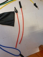 Banda con tubos de resistencia para Fitness, cuerda de tracción elástica para gimnasio y Yoga, expansor de entrenamiento, anclaje de puerta con asa y correa para el tobillo, 11 unidades