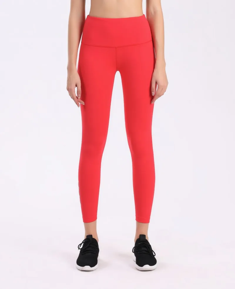 8102-Red Brand tights Yoag fitness pants Compression pants women autumn winter running - Цвет: 8102-Red