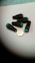 Adaptador de enchufe de corriente continua para cámaras CCTV, conector macho hembra de 2,1mm x 5,5mm
