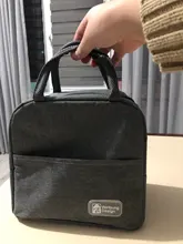 1 Uds fresco refrigerado bolsas de Nylon impermeable portátil cremallera térmica Oxford bolsos para la comida para mujer conveniente bolsa de caja de almuerzo bolsas de comida