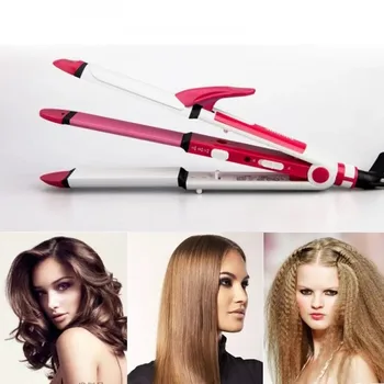 

Iron straightener curling iron 3 in 1 Kemei km 1279