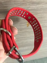 Collar de estrás para perro 3 filas de cuero de gamuza de Diamante gato cachorro 5 colores para pequeño mediano perros Chihuahua Yorkshire