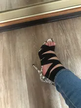 Zapatos de serpiente para mujer, tacones altos finos con punta en pico, de gladiador con diamantes de imitación, zapatos sexys para fiesta y baile de graduación
