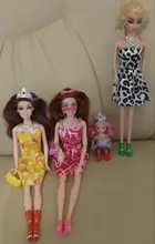 Conjunto de 42 accesorios para vestir muñecas Barbie, Juego de 10 zapatos, 8 collares, 4 gafas, 2 diademas, 2 bolsos y 8 vestidos para muñecas